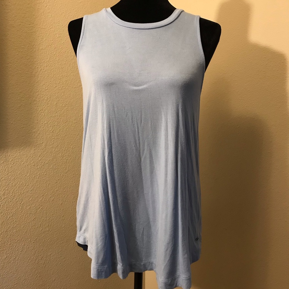 Super Soft Blue Muscle Tank